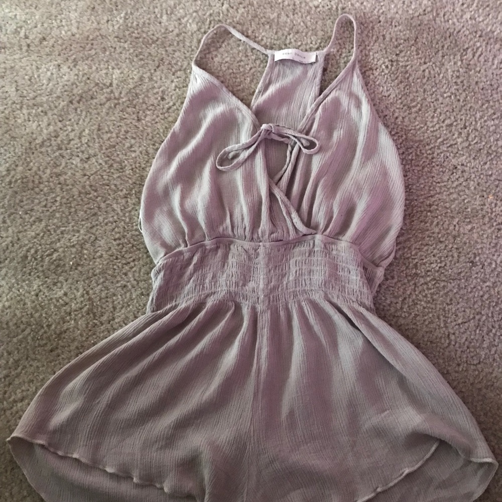Tan Romper